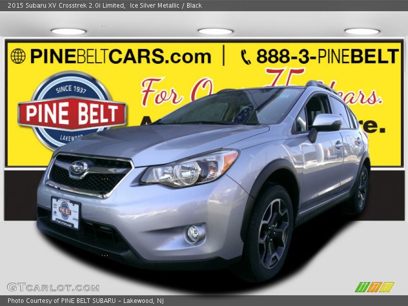 Ice Silver Metallic / Black 2015 Subaru XV Crosstrek 2.0i Limited