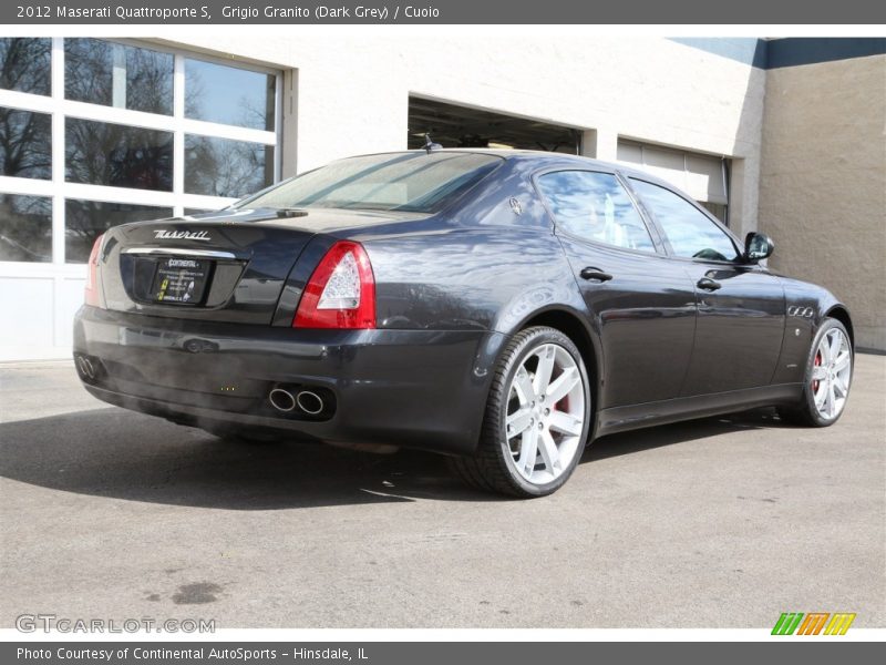 Grigio Granito (Dark Grey) / Cuoio 2012 Maserati Quattroporte S