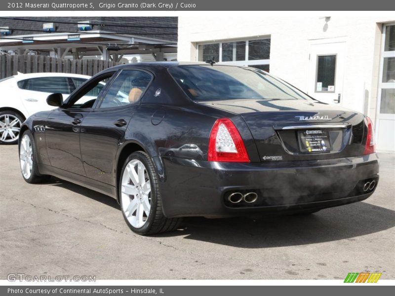 Grigio Granito (Dark Grey) / Cuoio 2012 Maserati Quattroporte S