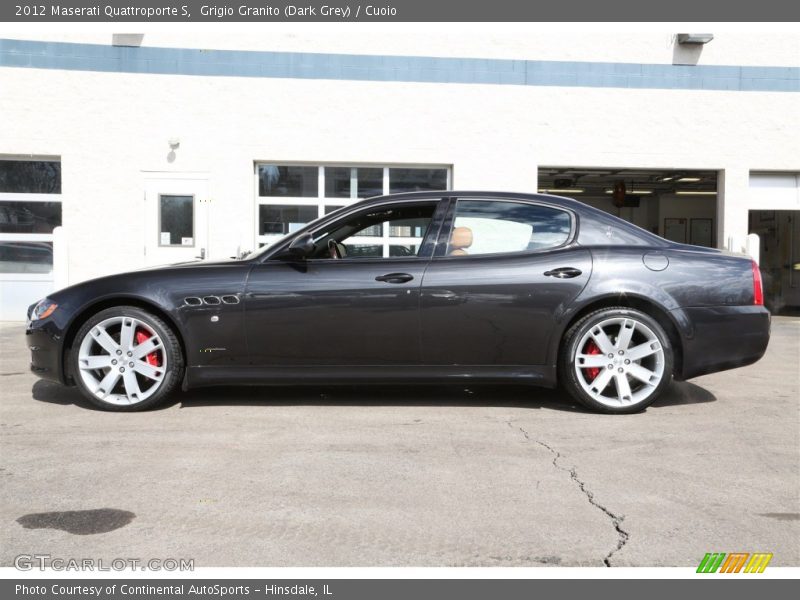 Grigio Granito (Dark Grey) / Cuoio 2012 Maserati Quattroporte S