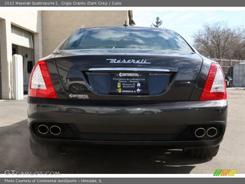 Grigio Granito (Dark Grey) / Cuoio 2012 Maserati Quattroporte S