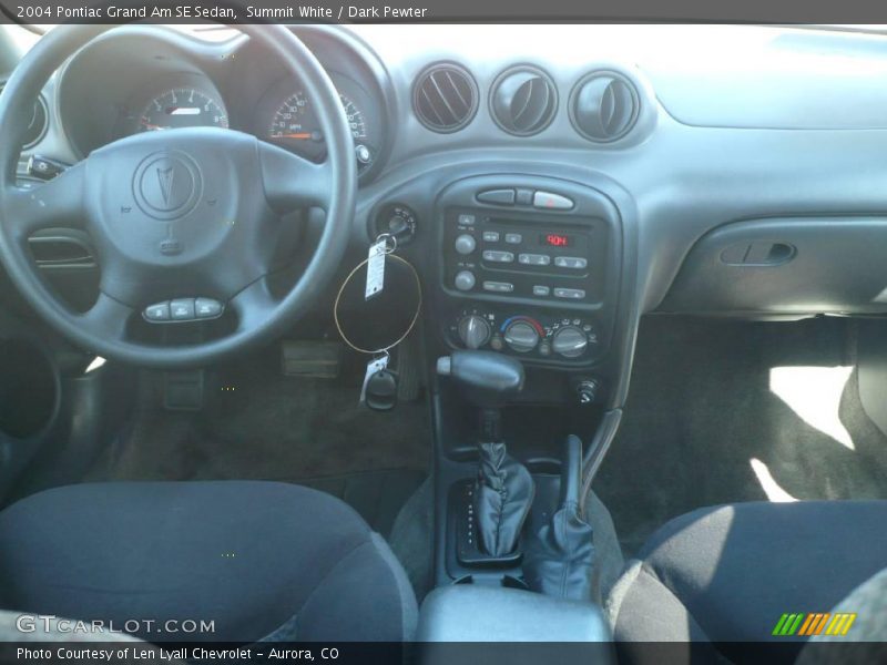 Summit White / Dark Pewter 2004 Pontiac Grand Am SE Sedan
