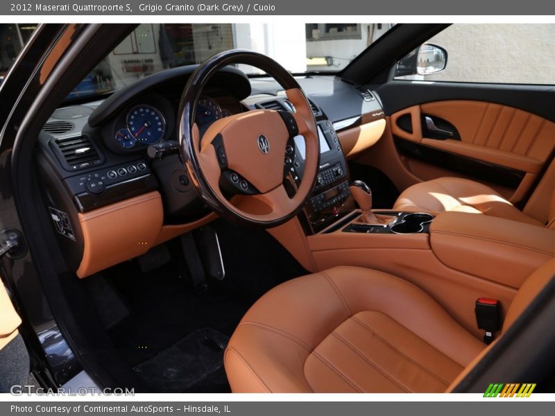 Grigio Granito (Dark Grey) / Cuoio 2012 Maserati Quattroporte S