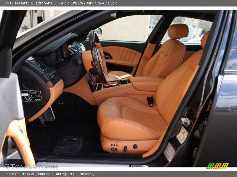 Grigio Granito (Dark Grey) / Cuoio 2012 Maserati Quattroporte S