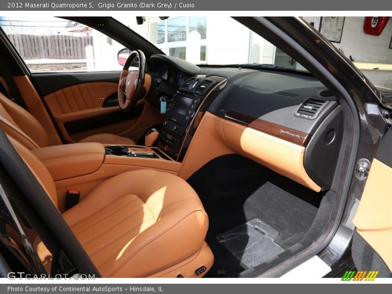 Grigio Granito (Dark Grey) / Cuoio 2012 Maserati Quattroporte S