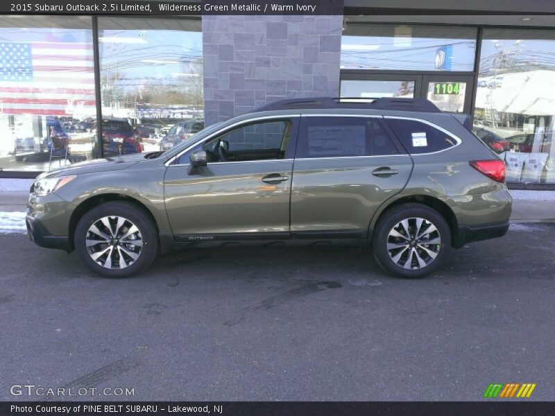  2015 Outback 2.5i Limited Wilderness Green Metallic