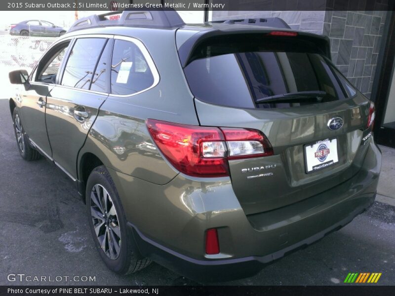 Wilderness Green Metallic / Warm Ivory 2015 Subaru Outback 2.5i Limited