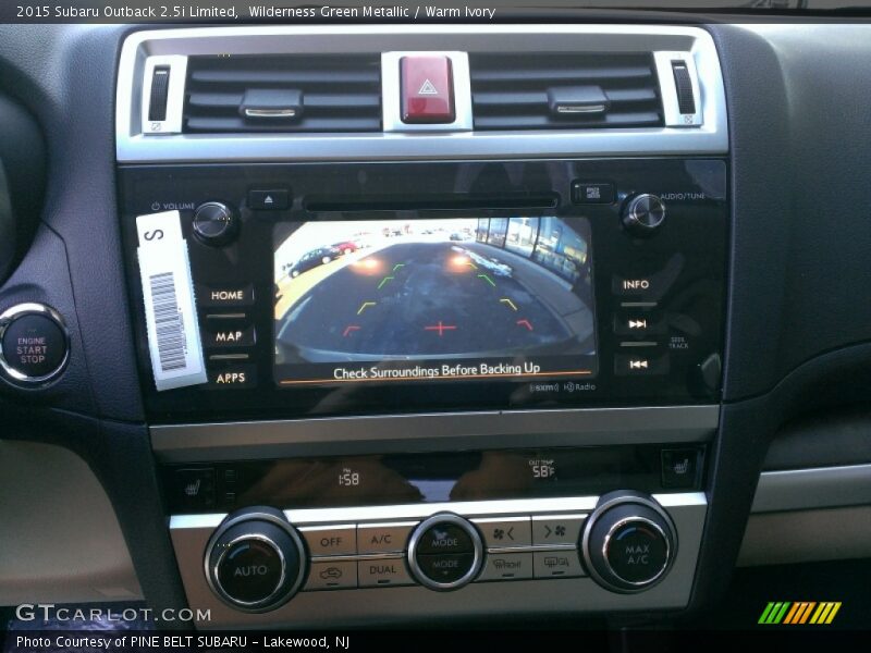 Wilderness Green Metallic / Warm Ivory 2015 Subaru Outback 2.5i Limited