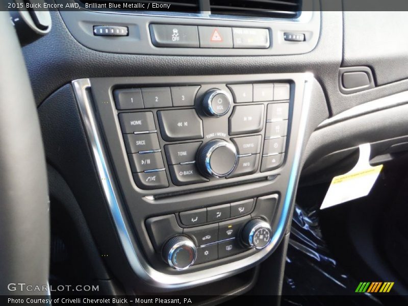 Controls of 2015 Encore AWD