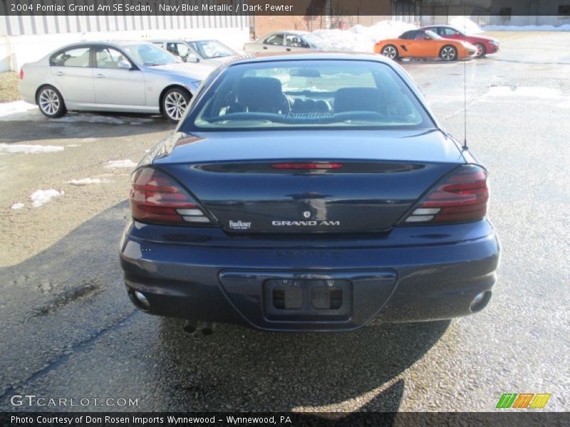 Navy Blue Metallic / Dark Pewter 2004 Pontiac Grand Am SE Sedan
