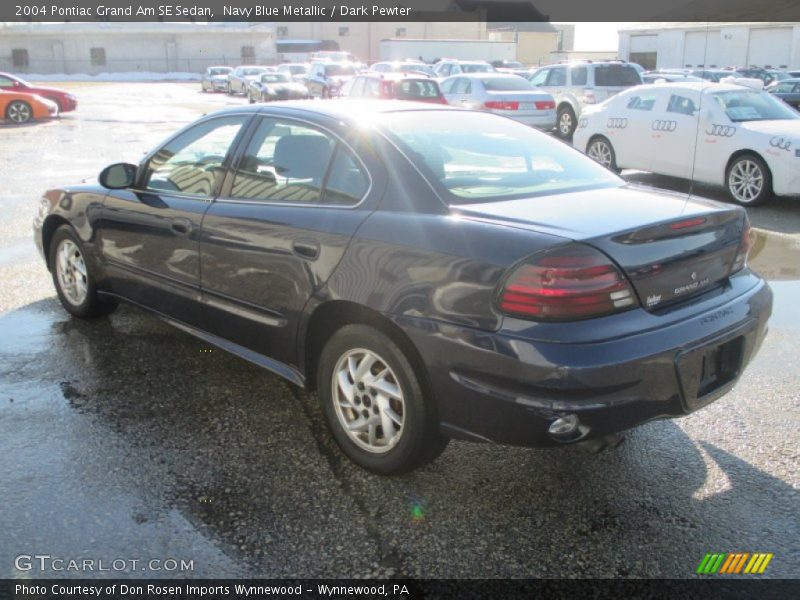 Navy Blue Metallic / Dark Pewter 2004 Pontiac Grand Am SE Sedan