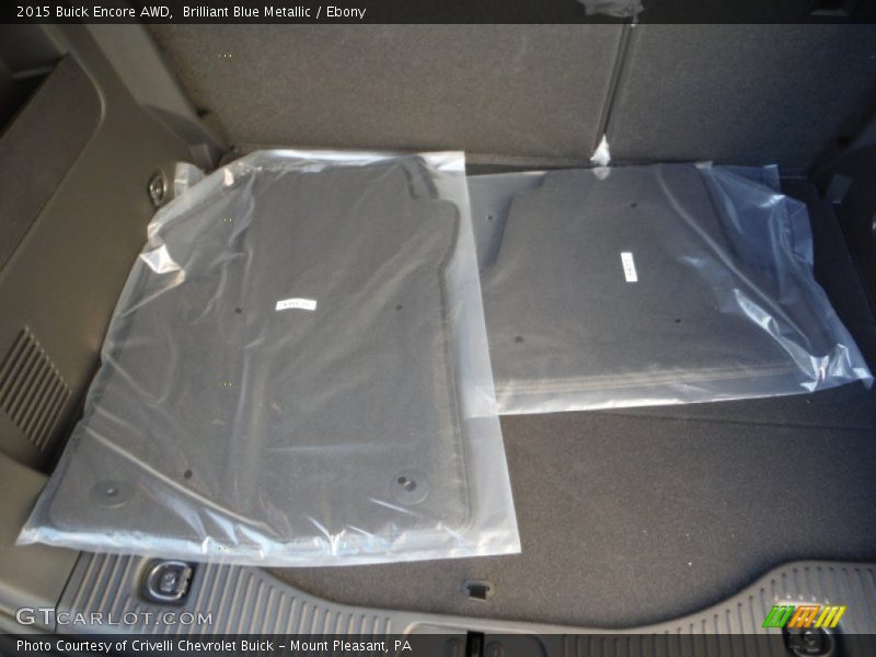 Brilliant Blue Metallic / Ebony 2015 Buick Encore AWD