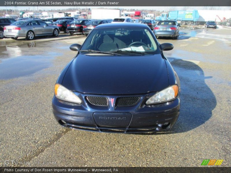 Navy Blue Metallic / Dark Pewter 2004 Pontiac Grand Am SE Sedan