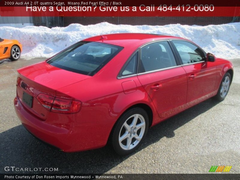 Misano Red Pearl Effect / Black 2009 Audi A4 2.0T quattro Sedan