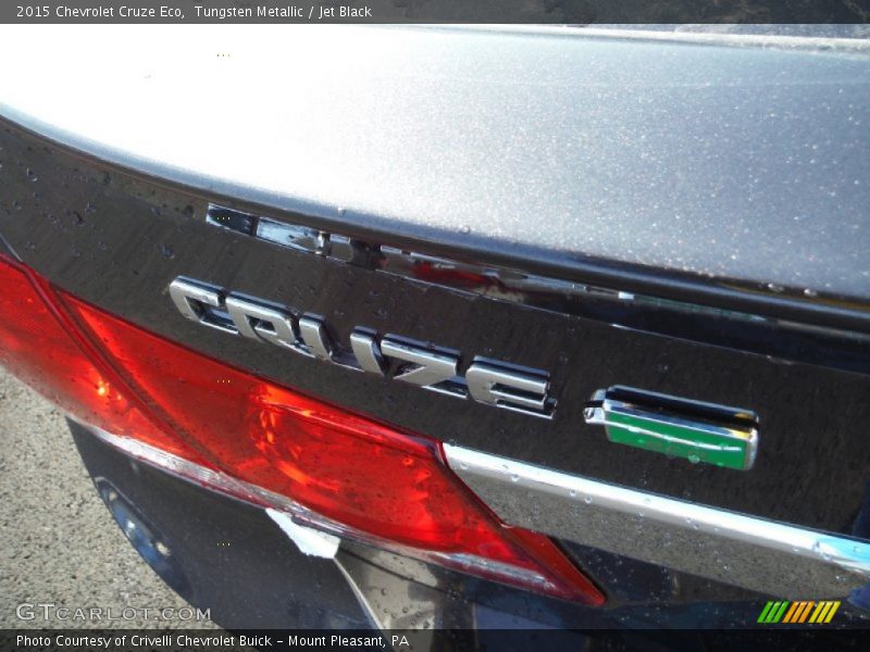 Tungsten Metallic / Jet Black 2015 Chevrolet Cruze Eco