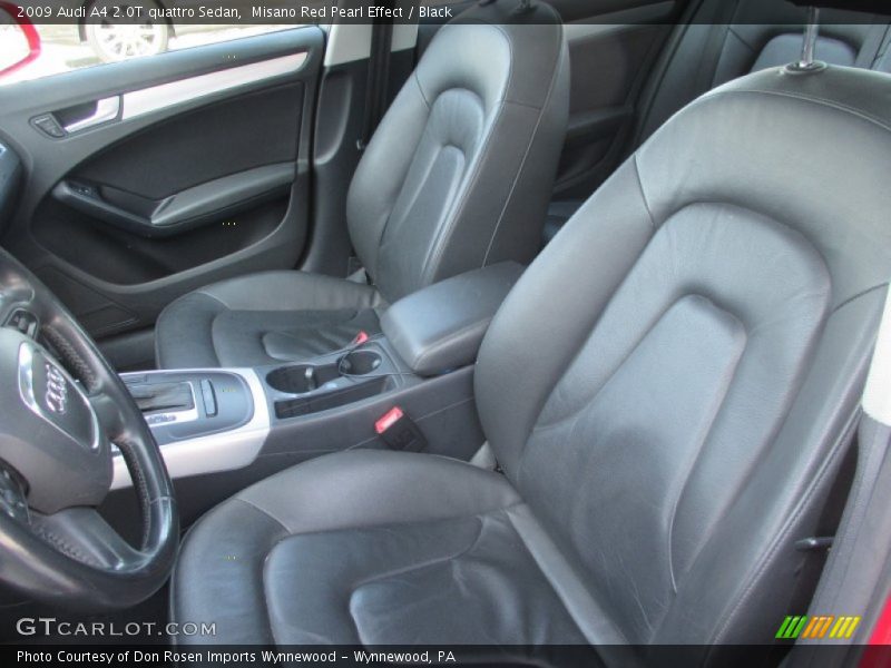 Misano Red Pearl Effect / Black 2009 Audi A4 2.0T quattro Sedan