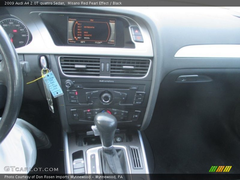 Misano Red Pearl Effect / Black 2009 Audi A4 2.0T quattro Sedan