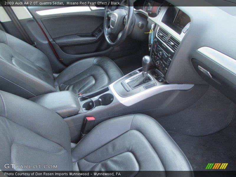 Misano Red Pearl Effect / Black 2009 Audi A4 2.0T quattro Sedan