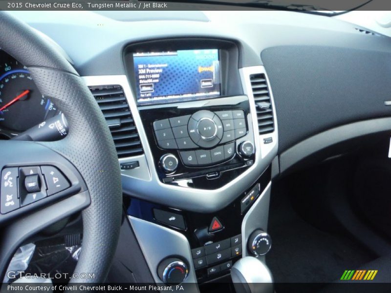 Tungsten Metallic / Jet Black 2015 Chevrolet Cruze Eco