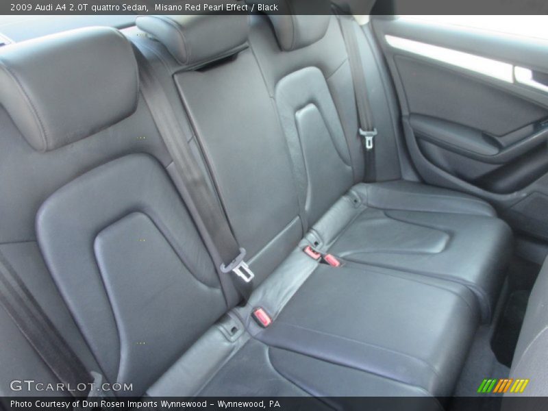 Misano Red Pearl Effect / Black 2009 Audi A4 2.0T quattro Sedan