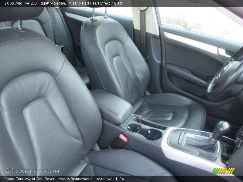 Misano Red Pearl Effect / Black 2009 Audi A4 2.0T quattro Sedan