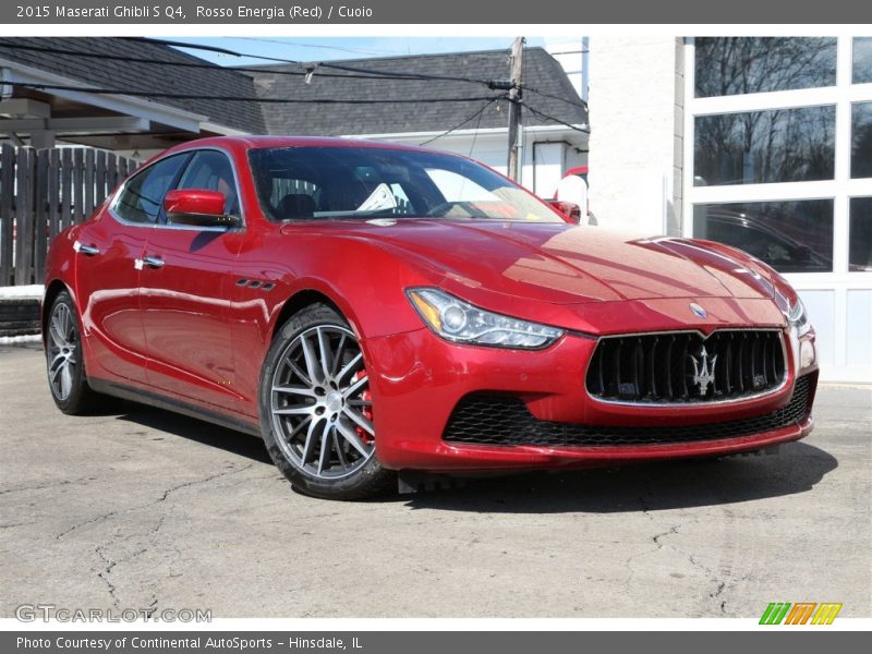 Rosso Energia (Red) / Cuoio 2015 Maserati Ghibli S Q4
