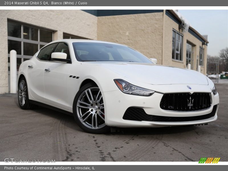 Bianco (White) / Cuoio 2014 Maserati Ghibli S Q4