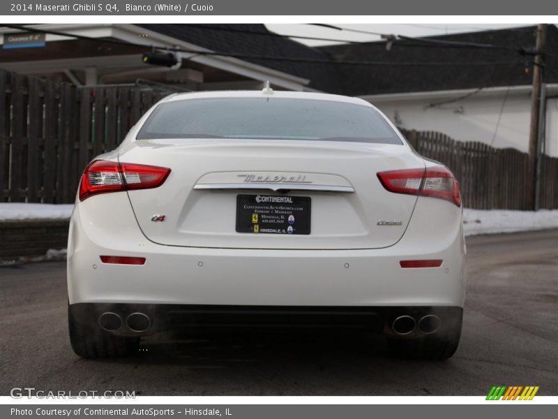 Bianco (White) / Cuoio 2014 Maserati Ghibli S Q4