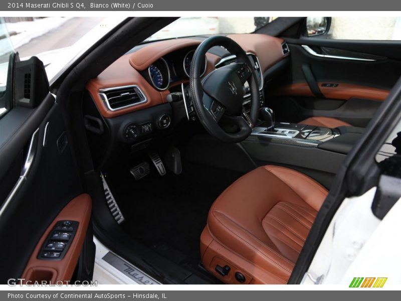 Bianco (White) / Cuoio 2014 Maserati Ghibli S Q4