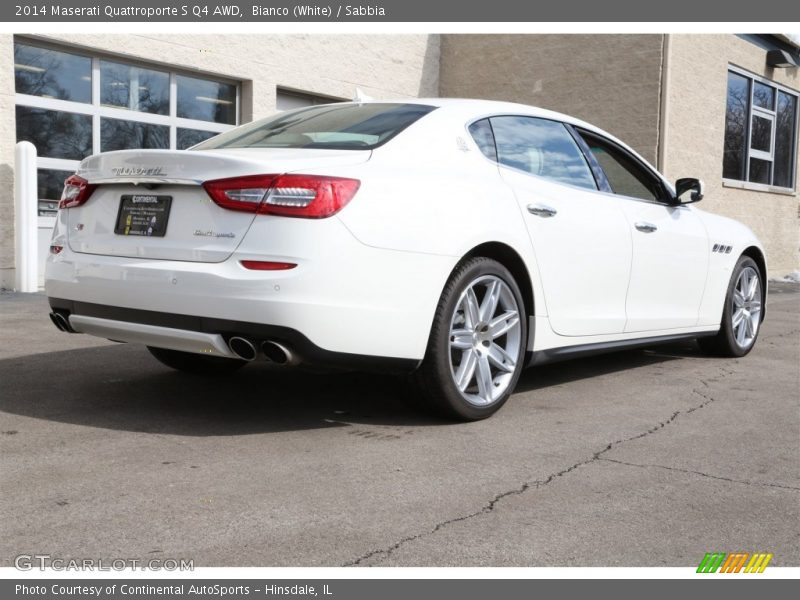 Bianco (White) / Sabbia 2014 Maserati Quattroporte S Q4 AWD