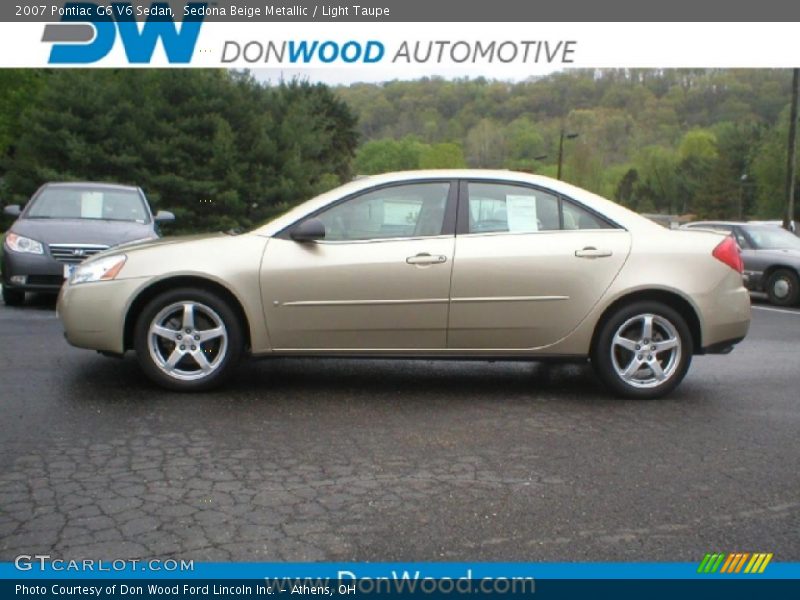 Sedona Beige Metallic / Light Taupe 2007 Pontiac G6 V6 Sedan