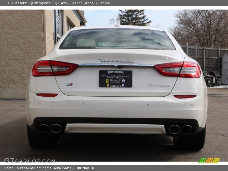 Bianco (White) / Sabbia 2014 Maserati Quattroporte S Q4 AWD