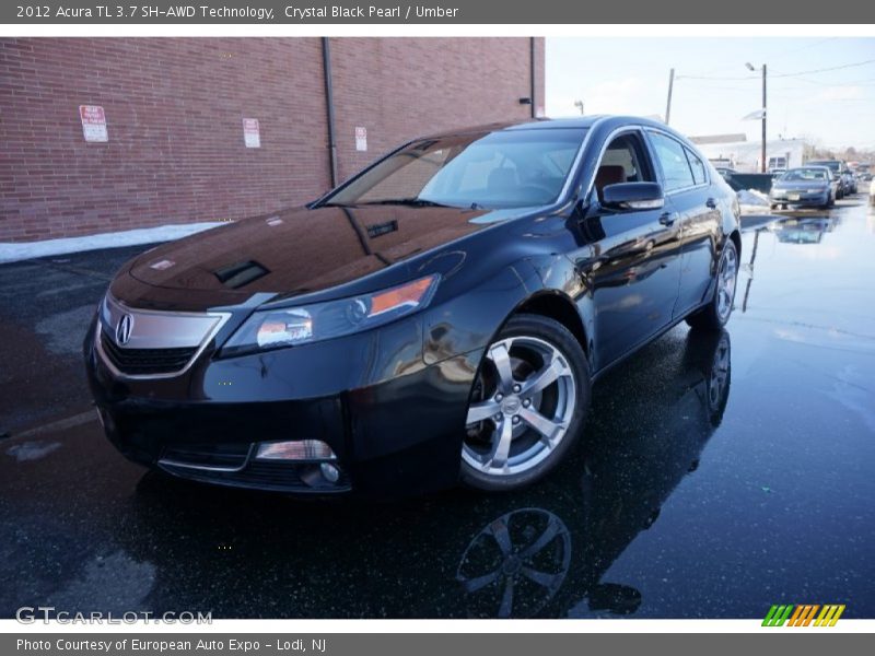 Crystal Black Pearl / Umber 2012 Acura TL 3.7 SH-AWD Technology