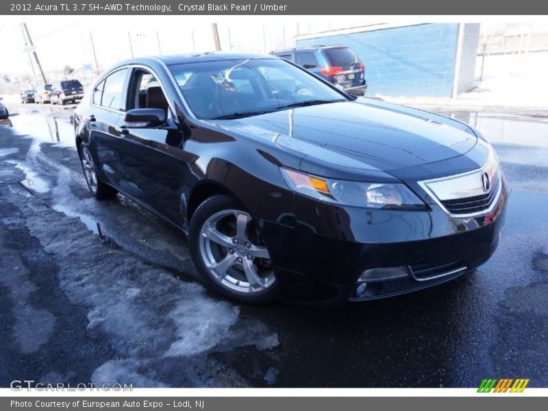 Crystal Black Pearl / Umber 2012 Acura TL 3.7 SH-AWD Technology