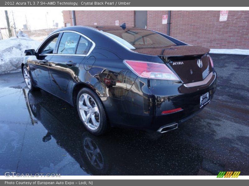 Crystal Black Pearl / Umber 2012 Acura TL 3.7 SH-AWD Technology
