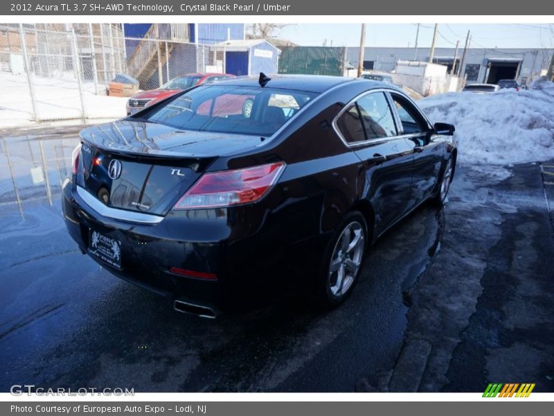 Crystal Black Pearl / Umber 2012 Acura TL 3.7 SH-AWD Technology