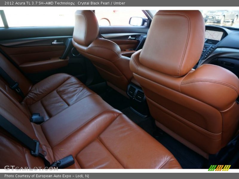 Crystal Black Pearl / Umber 2012 Acura TL 3.7 SH-AWD Technology