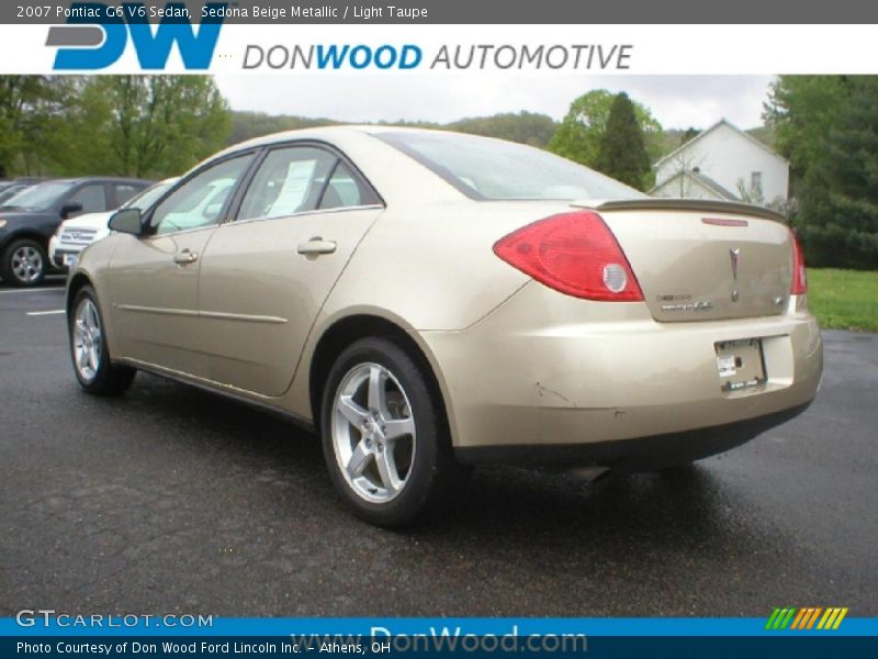 Sedona Beige Metallic / Light Taupe 2007 Pontiac G6 V6 Sedan