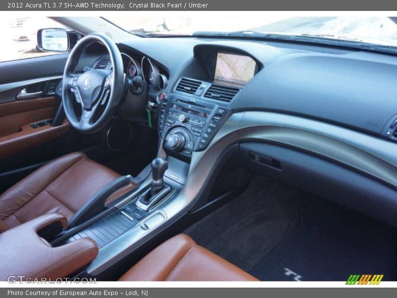 Crystal Black Pearl / Umber 2012 Acura TL 3.7 SH-AWD Technology