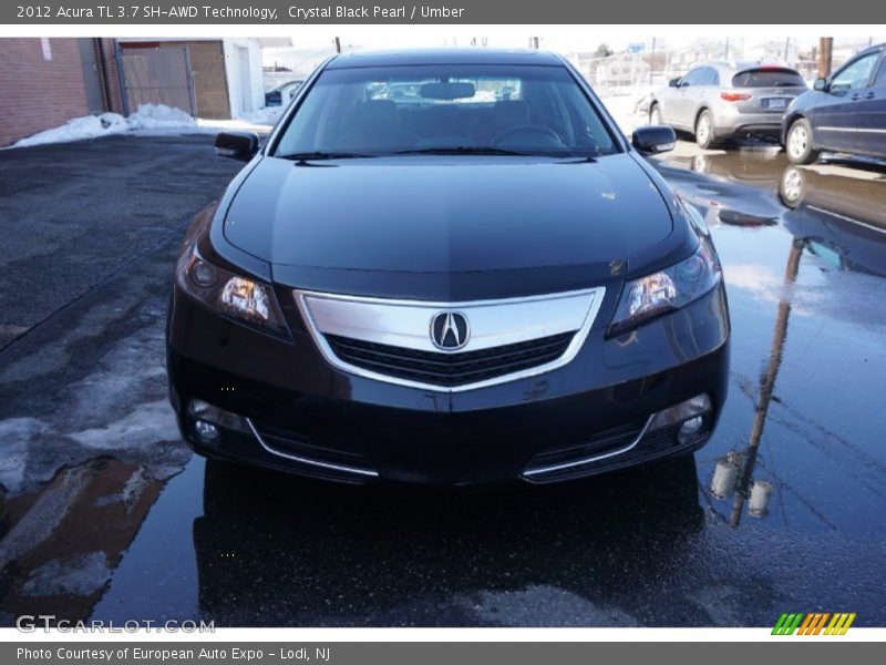 Crystal Black Pearl / Umber 2012 Acura TL 3.7 SH-AWD Technology