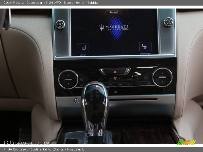 Bianco (White) / Sabbia 2014 Maserati Quattroporte S Q4 AWD