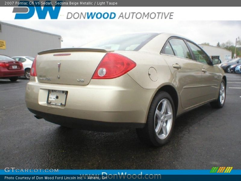 Sedona Beige Metallic / Light Taupe 2007 Pontiac G6 V6 Sedan
