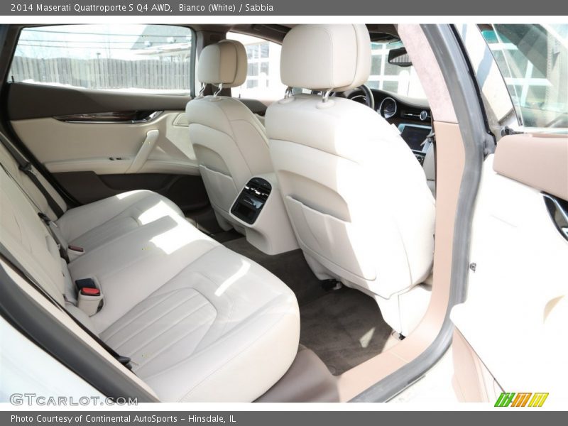 Bianco (White) / Sabbia 2014 Maserati Quattroporte S Q4 AWD