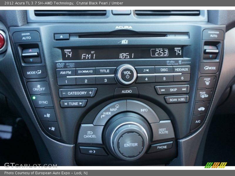 Audio System of 2012 TL 3.7 SH-AWD Technology