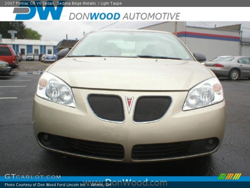 Sedona Beige Metallic / Light Taupe 2007 Pontiac G6 V6 Sedan