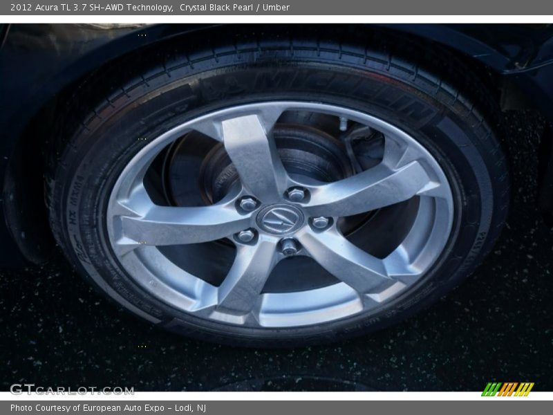 Crystal Black Pearl / Umber 2012 Acura TL 3.7 SH-AWD Technology