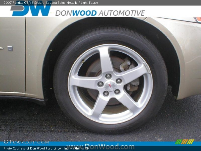 Sedona Beige Metallic / Light Taupe 2007 Pontiac G6 V6 Sedan