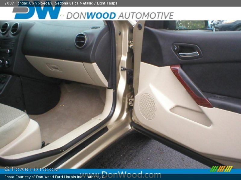 Sedona Beige Metallic / Light Taupe 2007 Pontiac G6 V6 Sedan