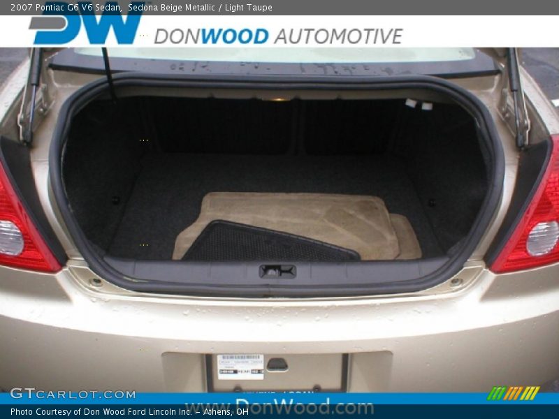 Sedona Beige Metallic / Light Taupe 2007 Pontiac G6 V6 Sedan
