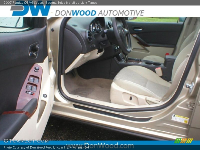 Sedona Beige Metallic / Light Taupe 2007 Pontiac G6 V6 Sedan